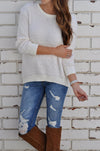 O-neck Long Sleeve Warm Sweater