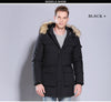 Solid Color Pocket Hooded Jacket Down Jacket