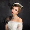 New England Elegant Feather Top Hat