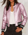 New Loose Short Long Sleeve Leather Jacket