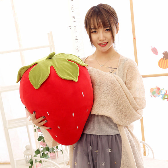 Software Simulation Fruit Strawberry Pillow