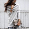 Strapless Solid Sexy Slim Knitted Sweater