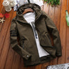 Loose Large Size Hooded Casual Cotton Men's Jacket