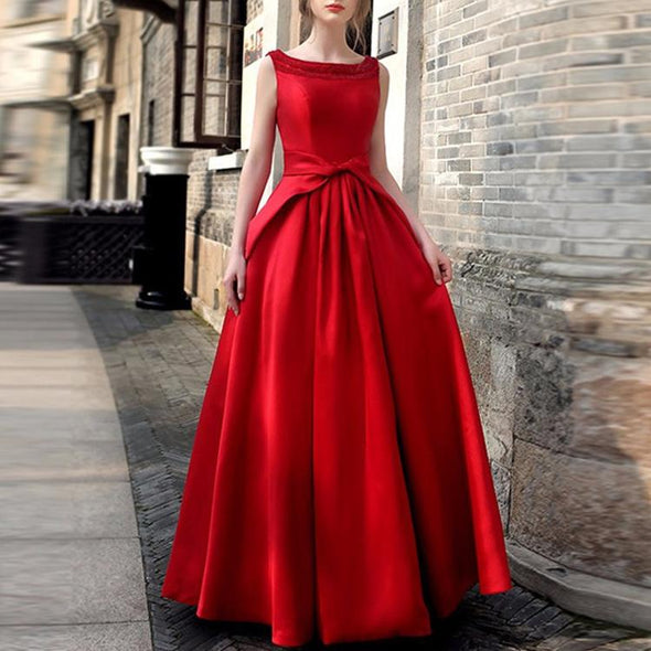 Ladies Elegant Banquet Wedding Evening Dress