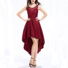 Women's Lace Irregular Evening Dress