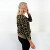 Printed Leopard Round Neck Sweatshirt