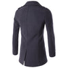 New Men's Double-breasted Epaulettes Coats