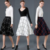 Fashion Plaid Wild Swing Skirt