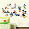 Cartoon Donald Duck Mickey Animated Wall Stickers