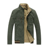 Cotton Double-faced Stand Collar Men's Jacket