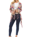 New Colorful Tassel Slim Cardigan Sweater