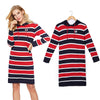 New Casual Striped Knit Sweater Women