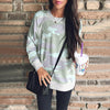 Camouflage Printed Long Sleeve Sweater