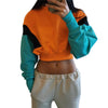 Fashion Candy Color Navel Sweatshirt