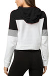 Contrast Long Sleeve Hooded Sweatshirt