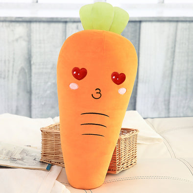 Creative Carrot Expression Pillow