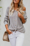 Asymmetric Hem  Plain  Casual  Cardigans