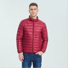 Lightweight Stand Collar Long Sleeve Zip Down Jacket