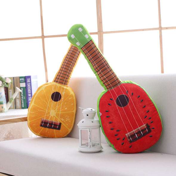 Guitar Fruit Pillow