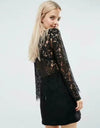 Women's Embroidered Lace Shirt