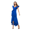 Women's irregular fishtail evening dress