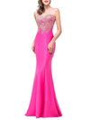 Formal See-Through Mermaid Evening Dress