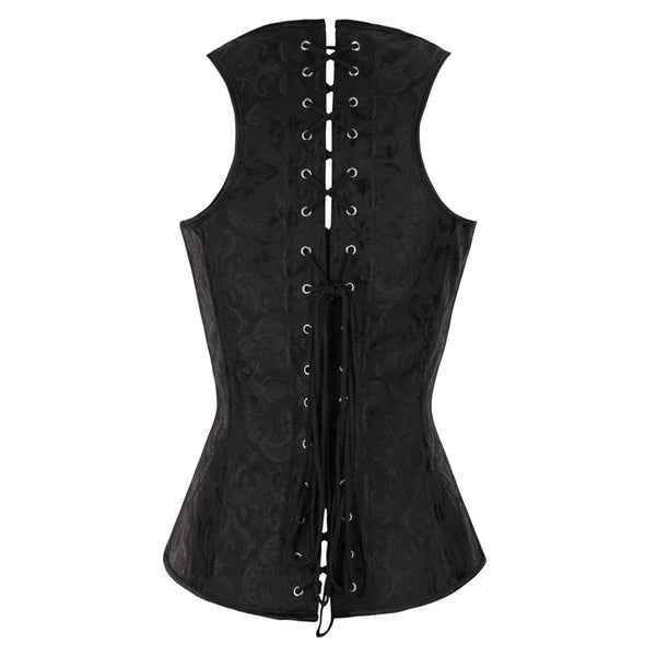 Sexy Double Shoulder Strap Abdomen Shaping Girdle Corset