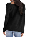 Solid Color Casual Collar Long Sleeve Sweater