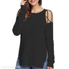 Fashion Round Neck Strapless Sweater