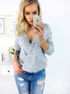 Sexy Two-sided V-neck Sweater