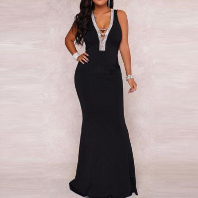 2022 New Style Sexy V-Neck Evening Dress