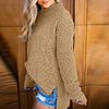 New Solid Color Loose Knit Sweater