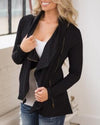 Zip Cardigan Long Sleeve Sweatshirt