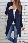 New Casual Long Sleeve Lapel Cardigan