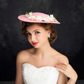 New Fashion Flower Lace Top Hat