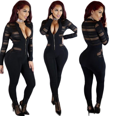 Women's stitching bodysuit