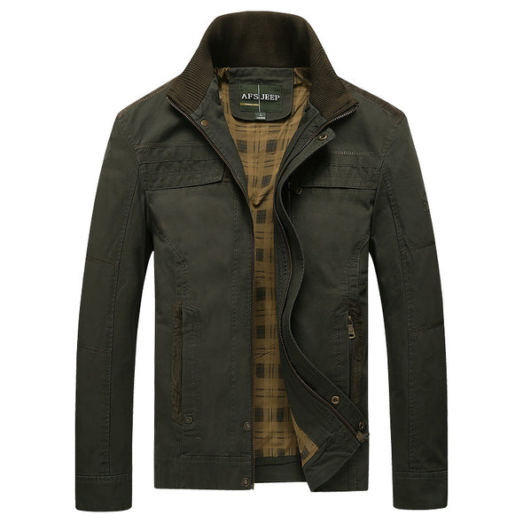 New Tooling Washed Cotton Outdoor Casual Men's Jacket