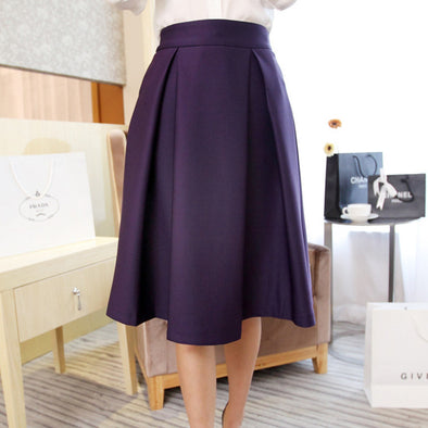 Women's High Waist Umbrella Skirt