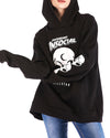 Printed Fleece Long Sleeve Hooded Casual Sweatshirt