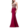 Formal See-Through Mermaid Evening Dress