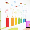 Cartoon Airplane Bedroom Wall Sticker