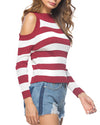 Simple Long Sleeve Solid Color Lace-Up Sweater