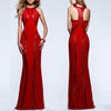 Women's Sequins Stitching Sexy Eevening Dress