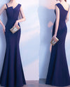 Long Fishtail Evening Dress