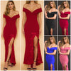 Women's sexy V-neck evening dress