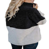 Plush Cipper High Collar Long Sleeve Sweater