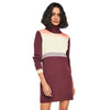 Women's  knitted long-sleeved dress