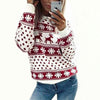 Christmas Snowflake Fawn Long Sleeve Sweaters