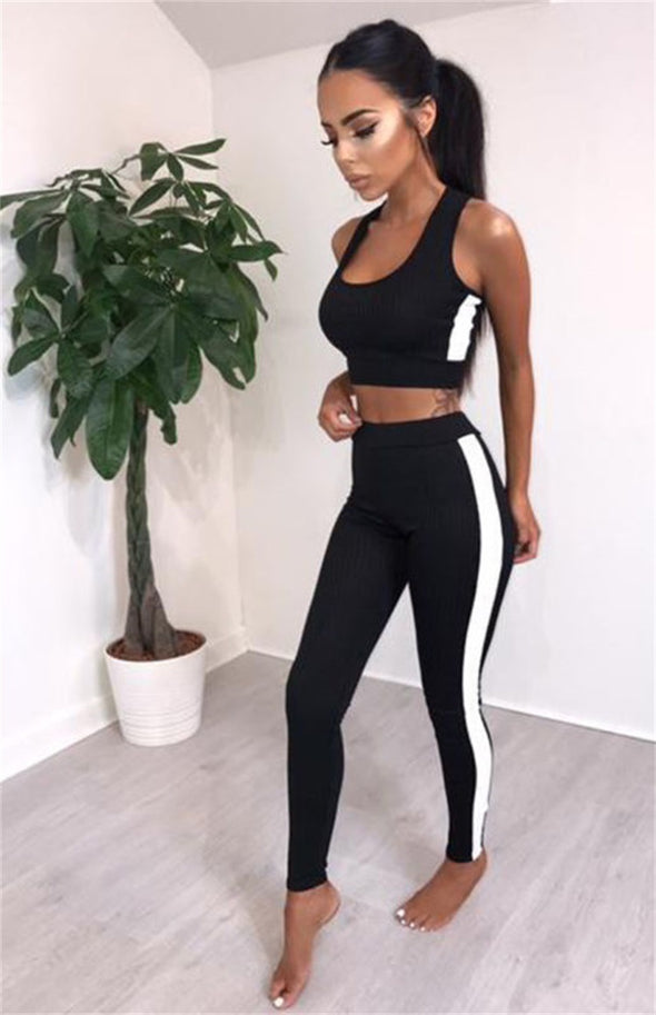 Sleeveless Vest Tight-Fitting Sports Suit