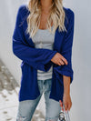 Solid Color Long Sleeve Knit Cardigan Sweater Coat